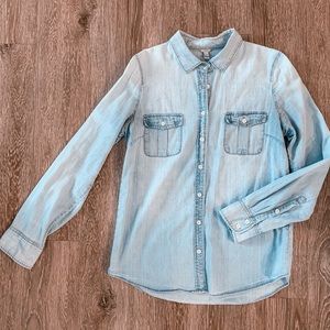 J Crew chambray button up